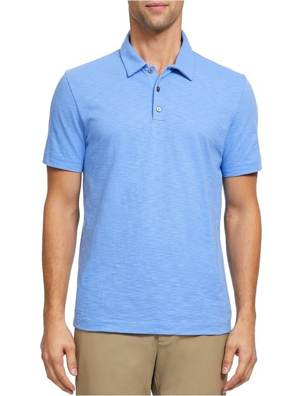 THEORY LIGHTWEIGHT POLO SHIRT IN SHALLOW